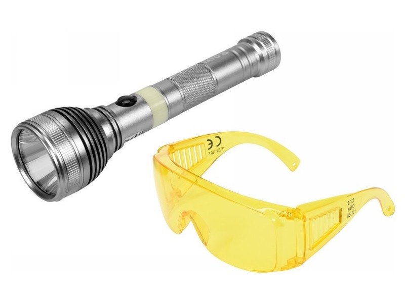YATO Lanternă UV reîncărcabilă + ochelari de protecție - 2 | YEO