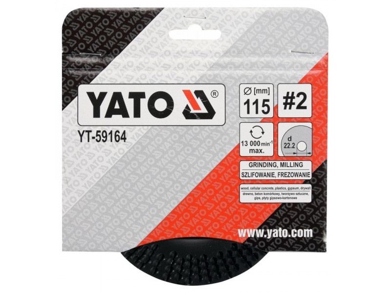 YATO Mace disc mediu #2 115 x 22,2 mm - 3 | YEO