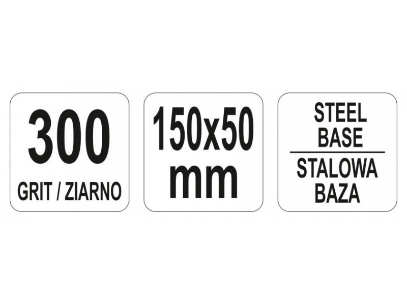 YATO Piatră ponce diamantată G300 150 x 50 x 4 mm