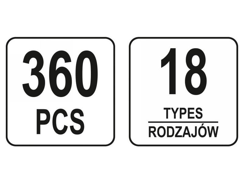 YATO Plastic patent set 360 piese Toyota / Lexus