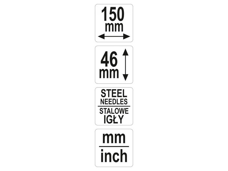 YATO Șablon profil metalic 150 x 46 mm - 2 | YEO