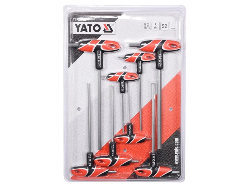 YATO Set chei Allen 8 piese 2,5-10 mm S2 - 2 | YEO