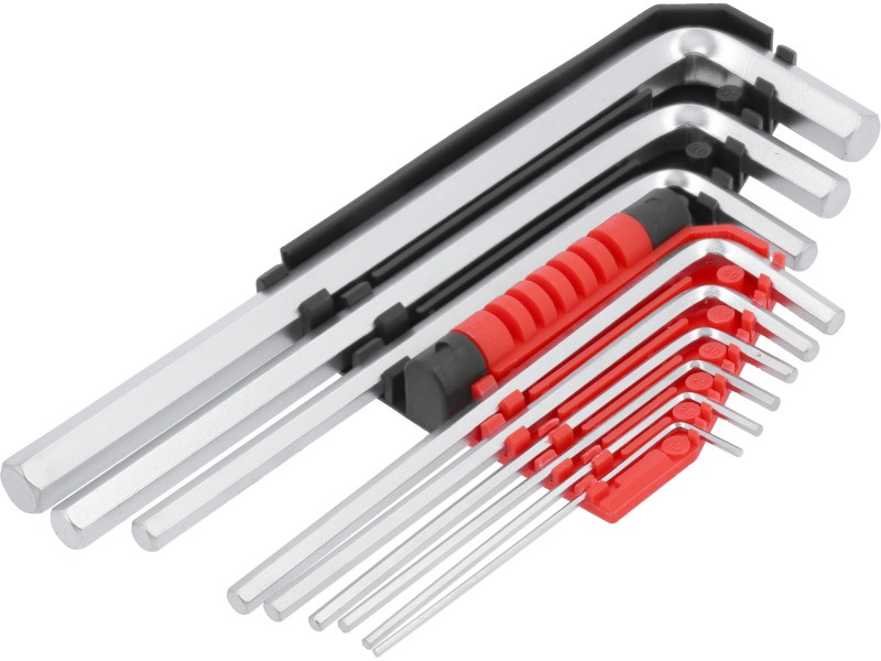 YATO Set chei Allen 9 piese 1,5-10 mm CrV - 4 | YEO