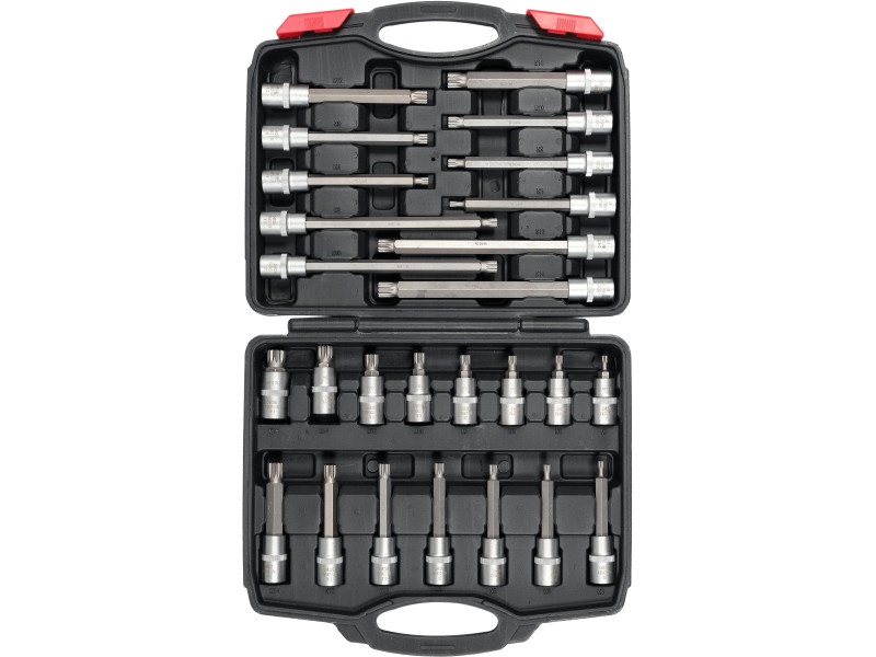 YATO Set de mufe cu biți 26 piese 1/2" Spline