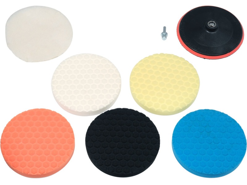 YATO Set disc de șlefuit Velcro 8 bucăți 180 mm M14 - 4 | YEO