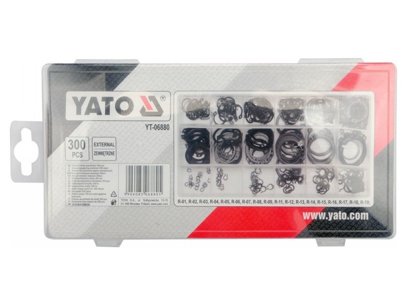 YATO Set inel Seeger exterior 300 bucăți - 2 | YEO