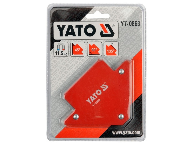 YATO Suport pentru piese de sudură magnet 82 x 120 x 13 mm/11,5 kg - 1 | YEO
