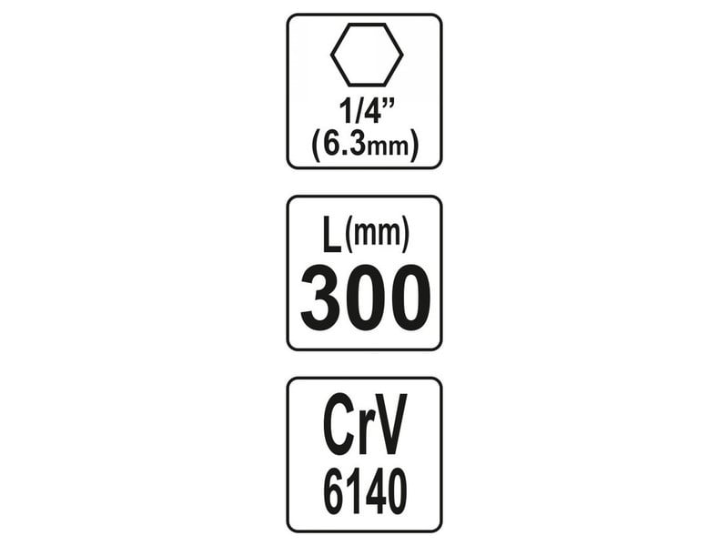 YATO Țeavă flexibilă 1/4" x 1/4" 300 mm