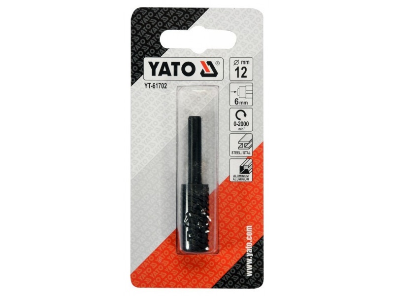 YATO Turbo Mill pentru metal și aluminiu 12 mm - 2 | YEO