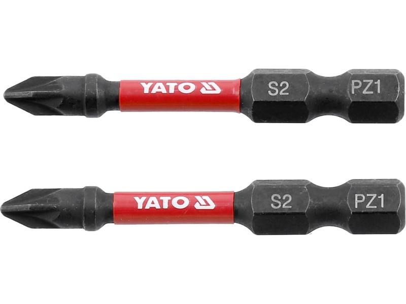 YATO Vârf bit de impact PZ1 x 50 mm (2 buc) - 4 | YEO