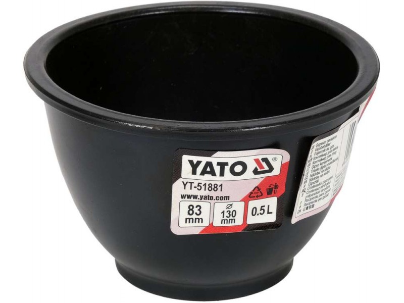 YATO Vas de ipsos 83x130 mm 500 ml - 1 | YEO