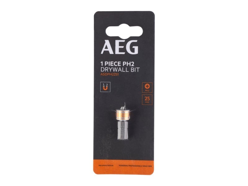 AEG Bithegy PH2 x 25 mm 1/4" șurubelniță pentru gips carton - 1 | YEO