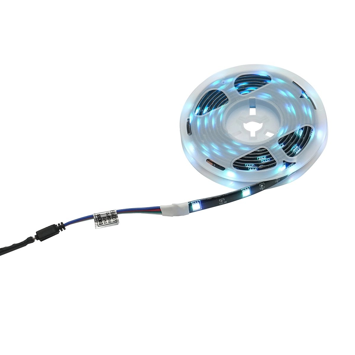 Banda LED cu telecomanda 5V, 2m, control vocal RGB IP20, Cod: BK79088, Brand: BRECKNER GERMANY, - 2 | YEO