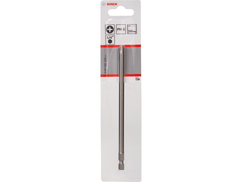 BOSCH Bithegy PH3 x 152 mm 1/4" Extra Hard