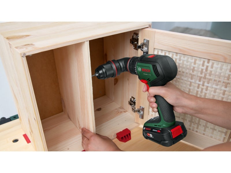 BOSCH burghiu fără fir AdvancedDrill 18V-80 Quicksnap + adaptoare 78 Nm (fără baterie și încărcător)