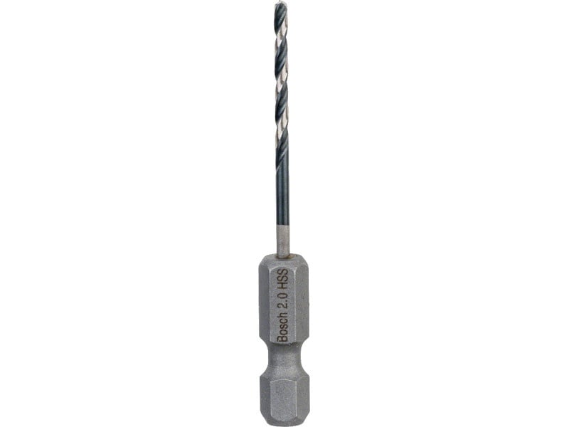 BOSCH Burghiu spiralat 2,0 x 60/24 mm Suport de biți HSS