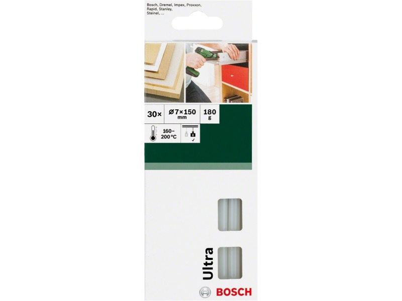 BOSCH Cartuș adeziv alb lapte 7 x 150 mm 180g (30 bucăți)