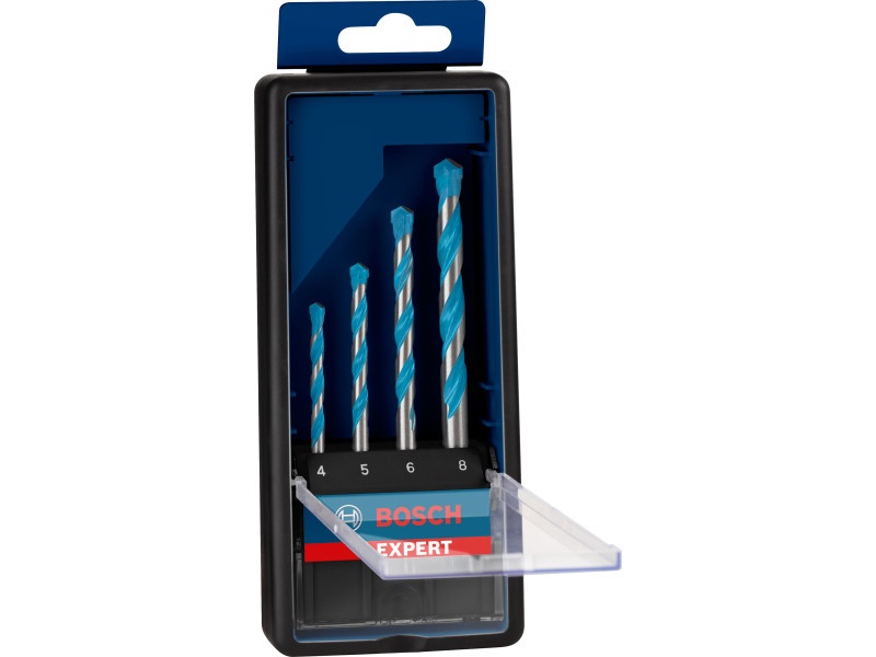 BOSCH EXPERT CYL-9 Set universal de burghie cilindrice 4 piese (4-5-6-8 mm) - 1 | YEO