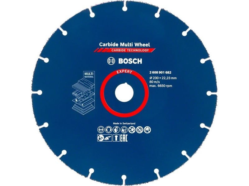 BOSCH EXPERT Disc de tăiere multiplă 230 x 22,2 mm