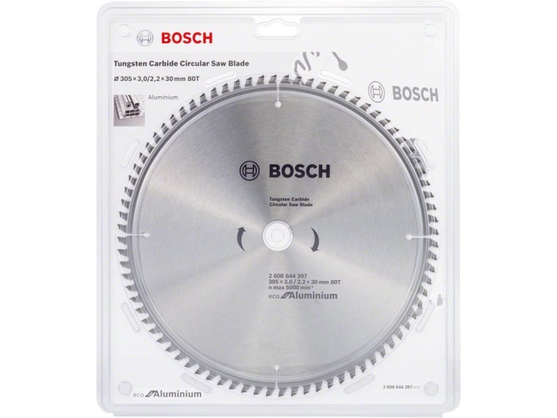 BOSCH Lamă de ferăstrău pentru aluminiu 305 x 30 x 3,0 mm / 80T