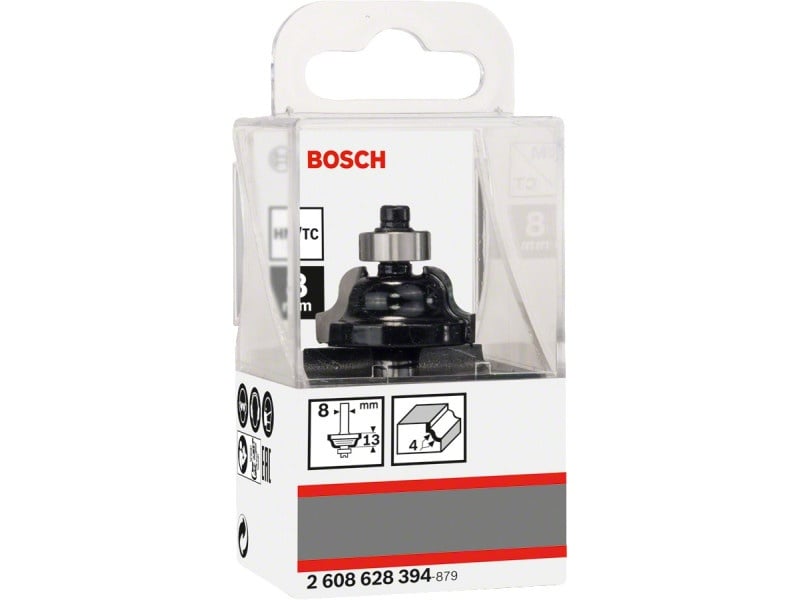 BOSCH Polizor cu profil "B" din carbură cu nas sferic 28,6 (r=4 mm) x 8 x 12,4 x 54 x 8 mm