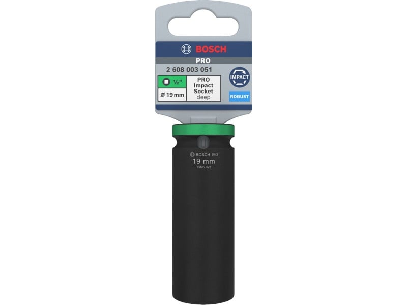 BOSCH PRO Cheie tubulară lungă 1/2" 19 mm CrMo - 2 | YEO