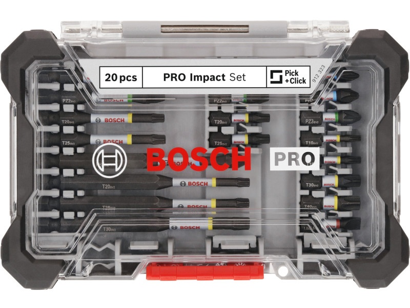 BOSCH PRO Impact bit punct set 20 piese 1/4" Hex - 1 | YEO