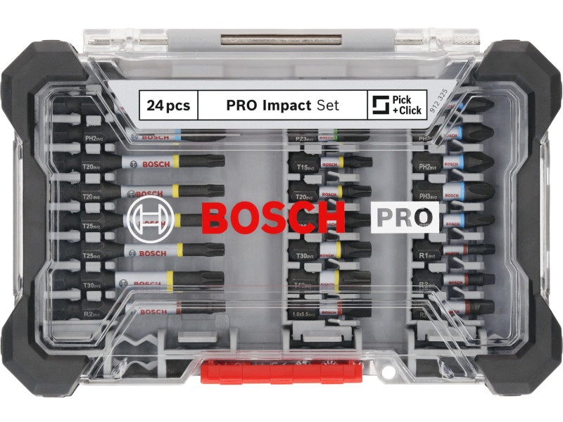 BOSCH PRO Impact bit punct set 24 piese 1/4" Hex