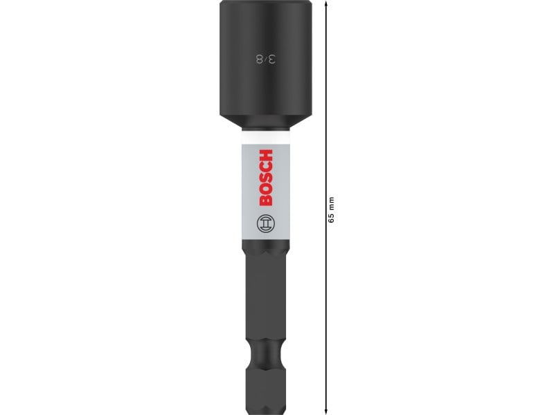 BOSCH PRO Șurubelniță cu impact magnetic 3/8" x 65 mm 1/4" Hex