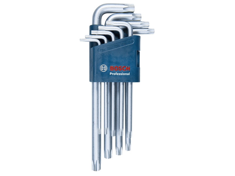 BOSCH Set de chei Torx 9 piese T10-T50 S2