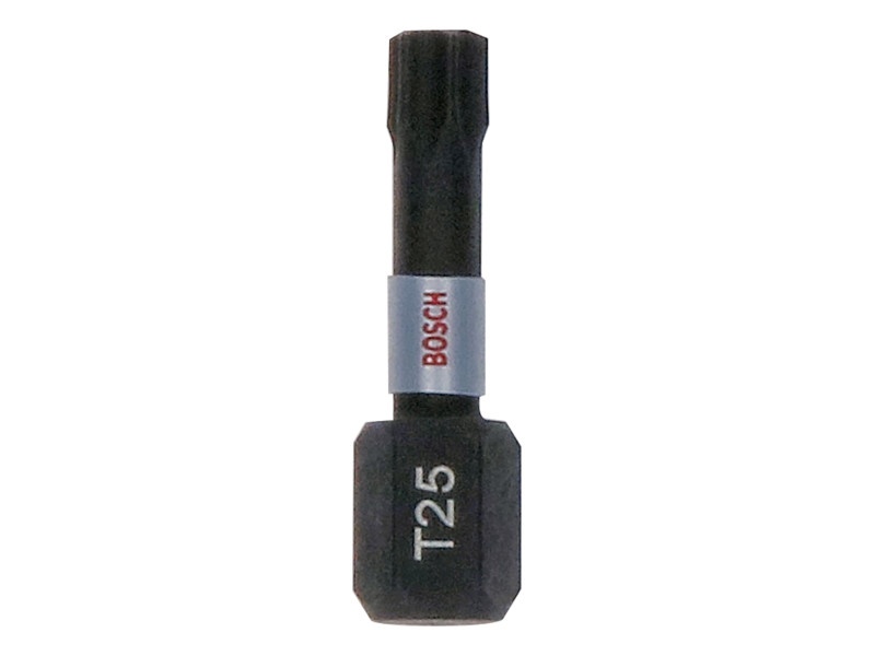 BOSCH Vârf bit T25 x 25 mm 1/4" Tic Tac în cutie Impact Control (25 buc)