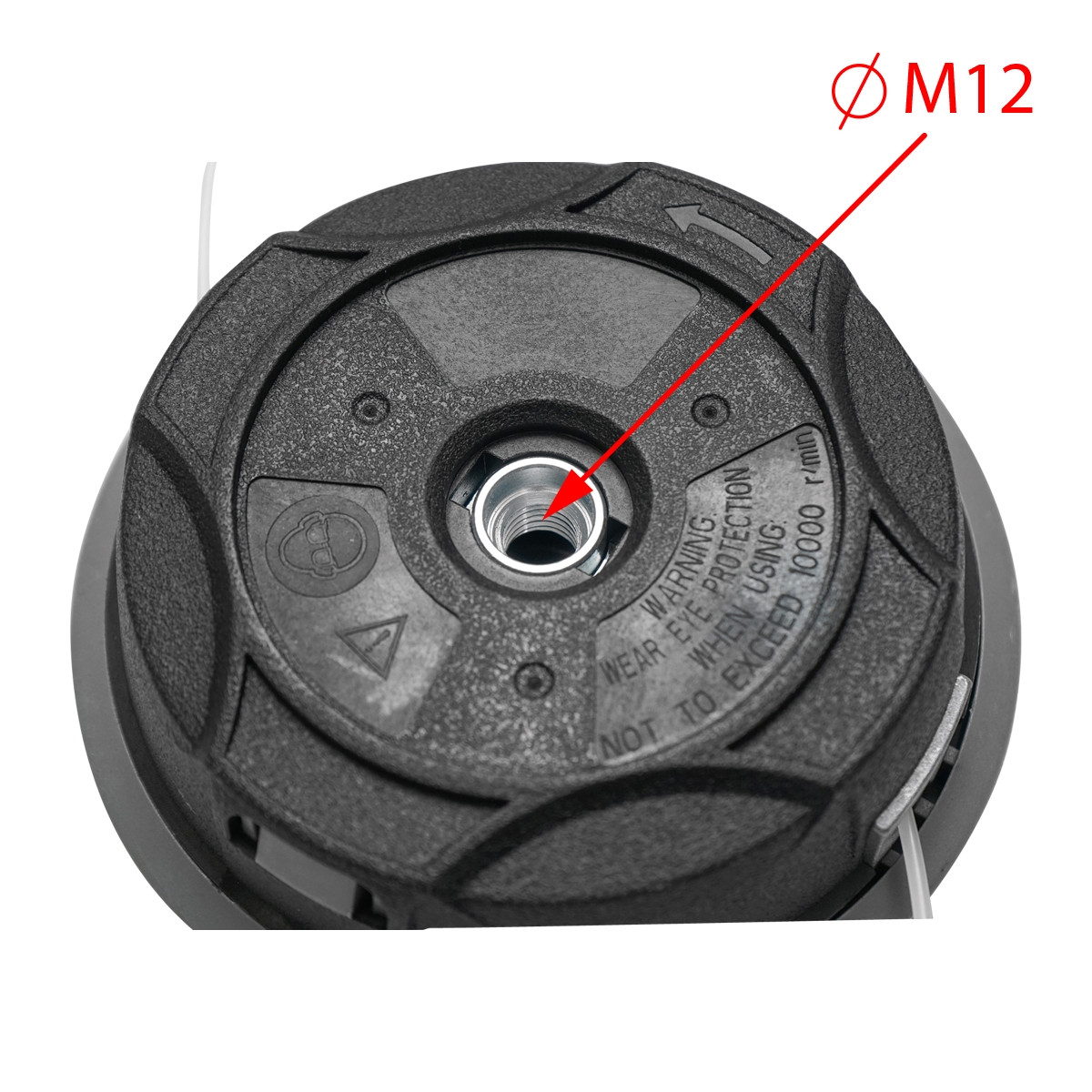 Cap tambur universal motocoasa cu fir fi2.5mm si filet prindere M12 x P1.25LH, Cod: BK99743,Brand: BRECKNER GERMANY - 3 | YEO