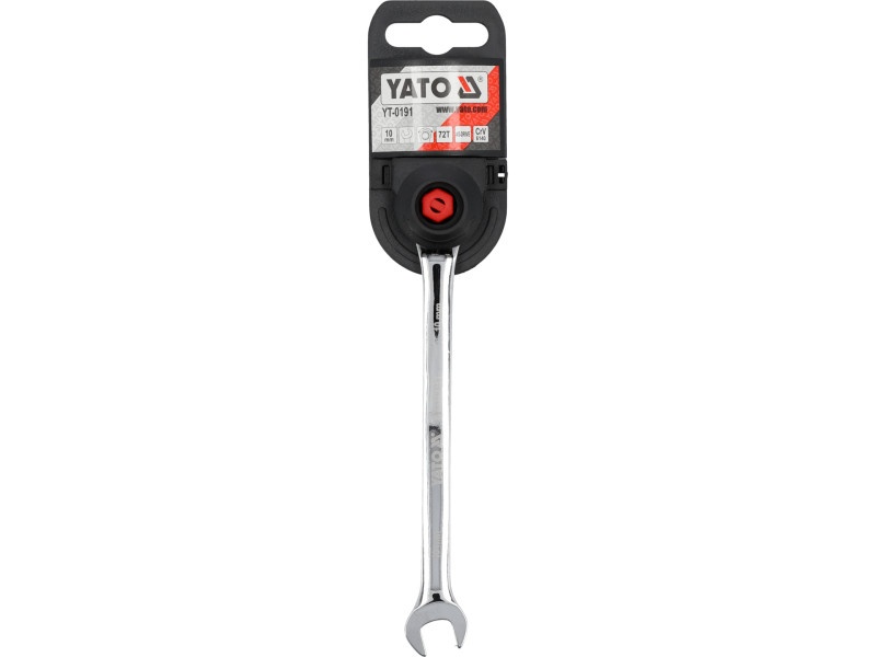 Cheie cu clichet YATO Star 10 mm / 160 mm 72T CrV - 1 | YEO