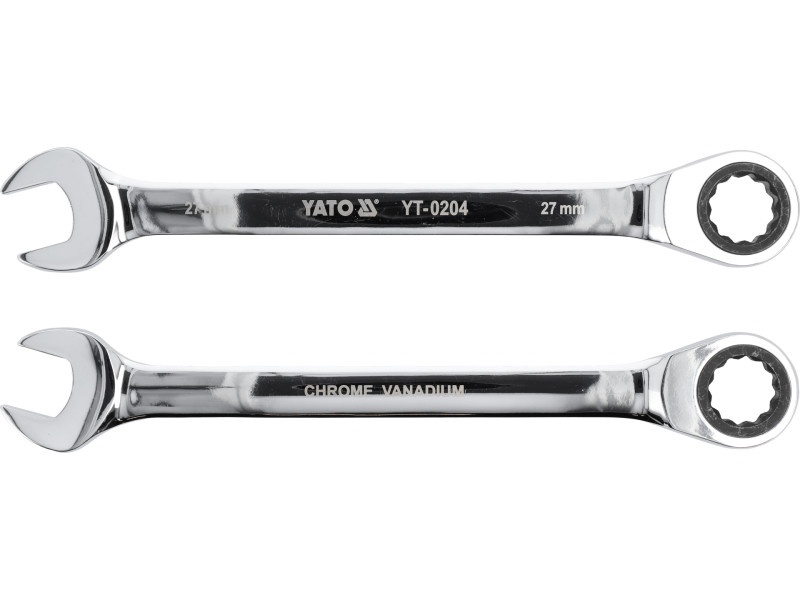 Cheie cu clichet YATO Star 27 mm / 355 mm 72T CrV - 2 | YEO