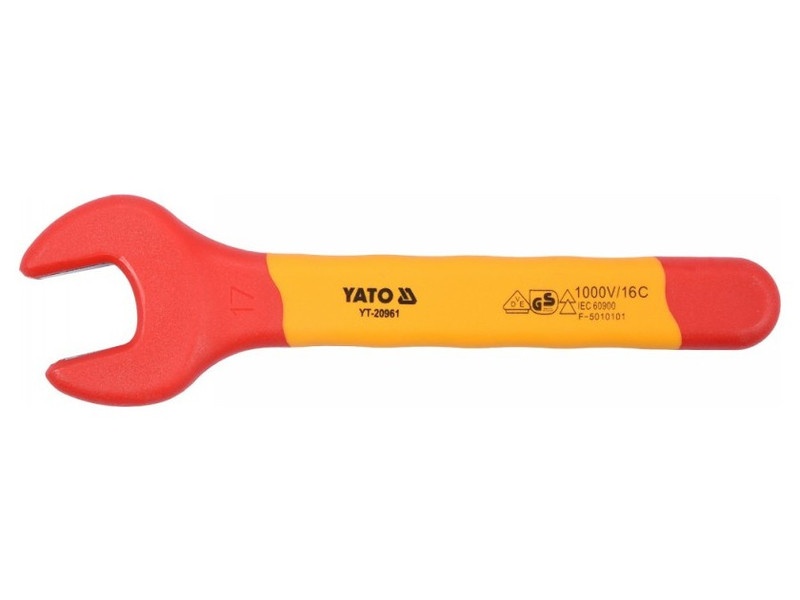 Cheie YATO 17 mm / 160 mm până la 1000 V izolată CrV
