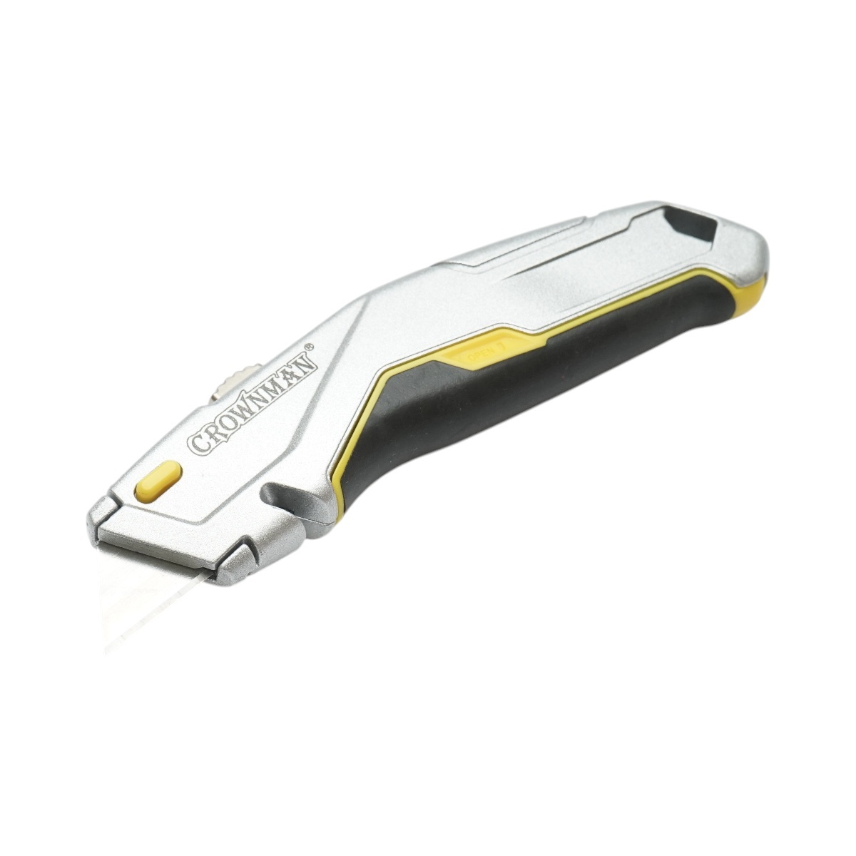 Cutit cutter profesional cu lama otel 19mm SK5 retractabila, corp aluminiu Heavy Duty , Cod: DISUF09, Crownman - 3 | YEO