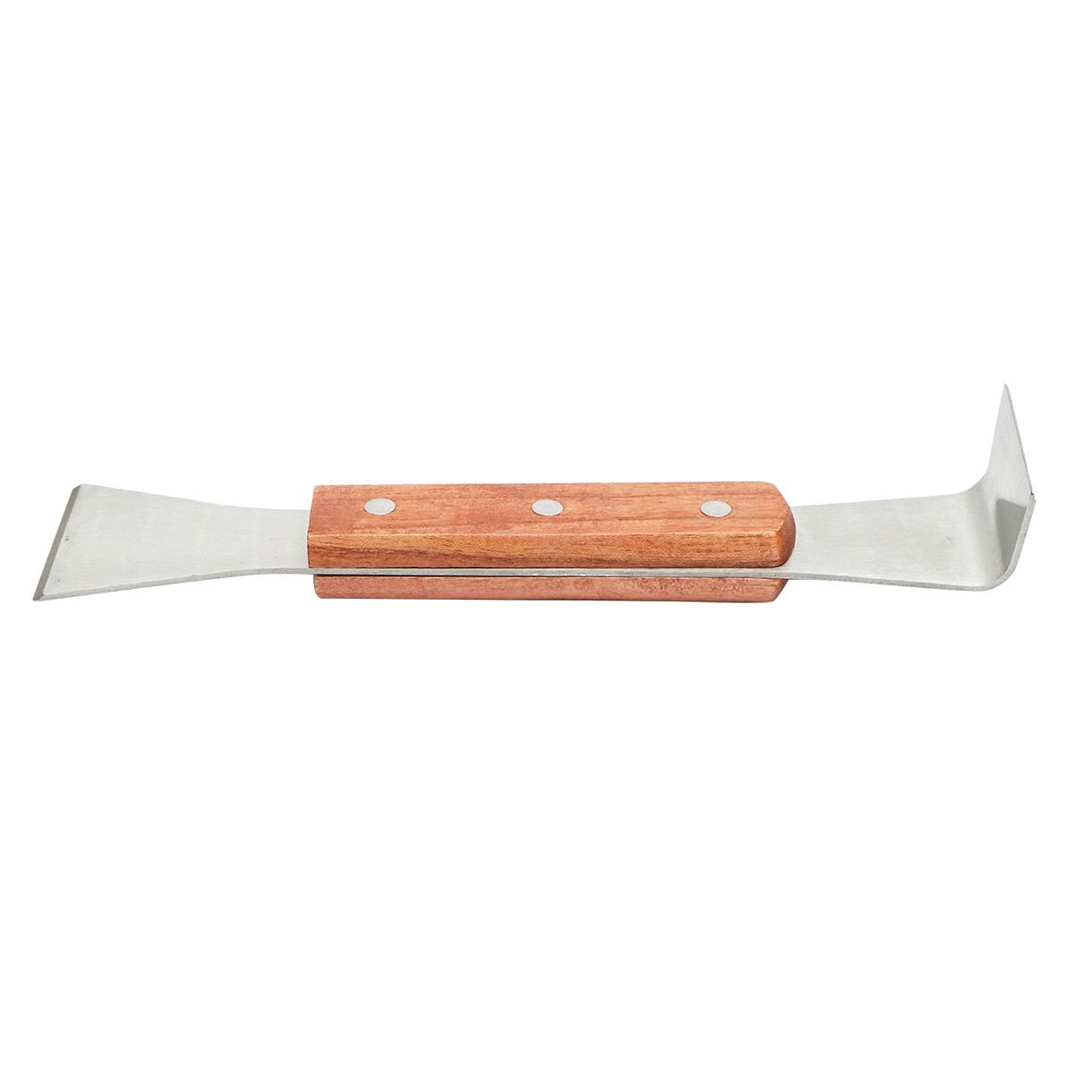 Dalta apicola din inox tip L cu maner din lemn 200x45mm, Cod: DISKR89