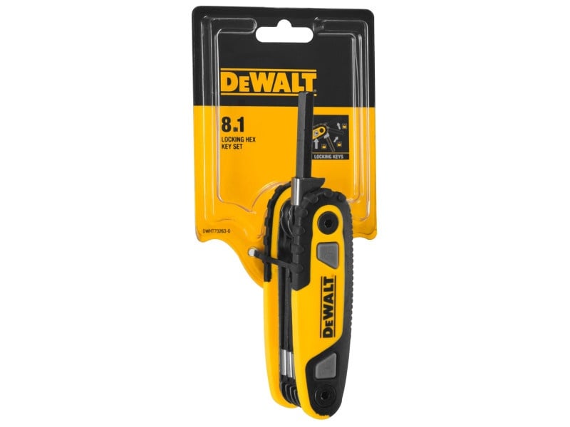 DEWALT Set chei Allen 8 piese (1,5-2-2,5-3-4-5-6-8 mm)