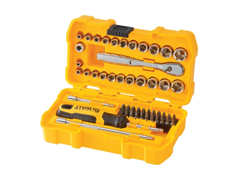 DEWALT Set de vârfuri și mufe 50 piese 1/4" - 1 | YEO