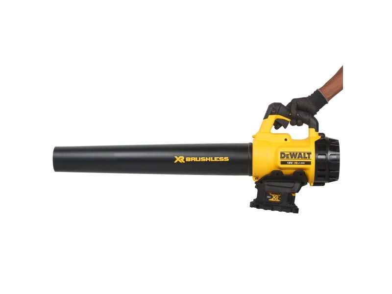 DEWALT suflător de frunze fără fir 18 V fără perie de carbon (1 x baterie 5.0 Ah + încărcător) DCM562P1