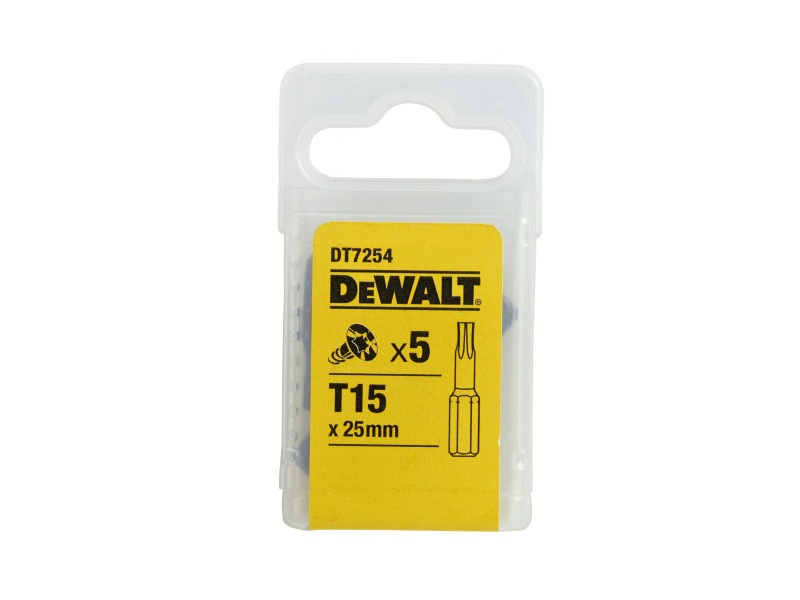 DEWALT vârf de bit T15 x 25 mm (5 bucăți)