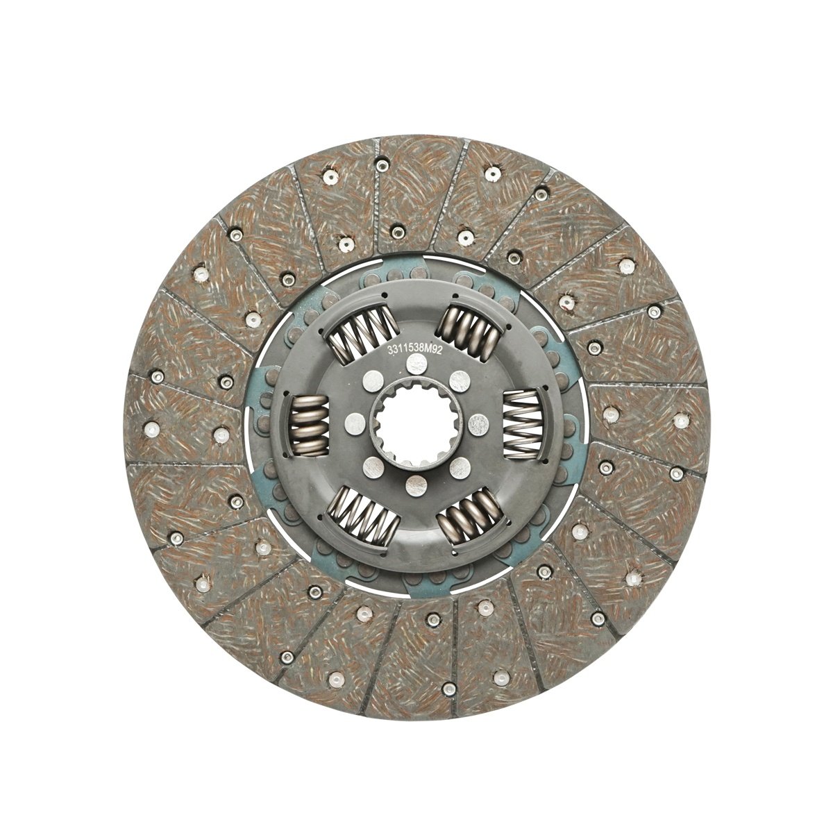 Disc ambreiaj diametru exterior 280mm, interior 1-35mm, interior 2-40mm 14 cane, luri pentru Massey Ferguson, Landini, McCormick OEM 1424123M92, Cod: BK38839, Brand: BRECKNER GERMANY