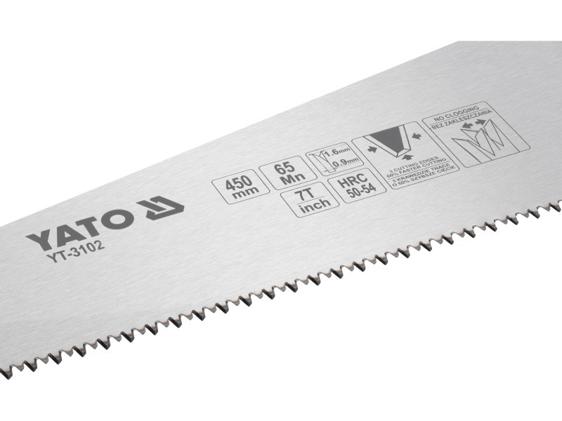 Ferăstrău YATO Foxtail 450 mm 3 muchii - 2 | YEO