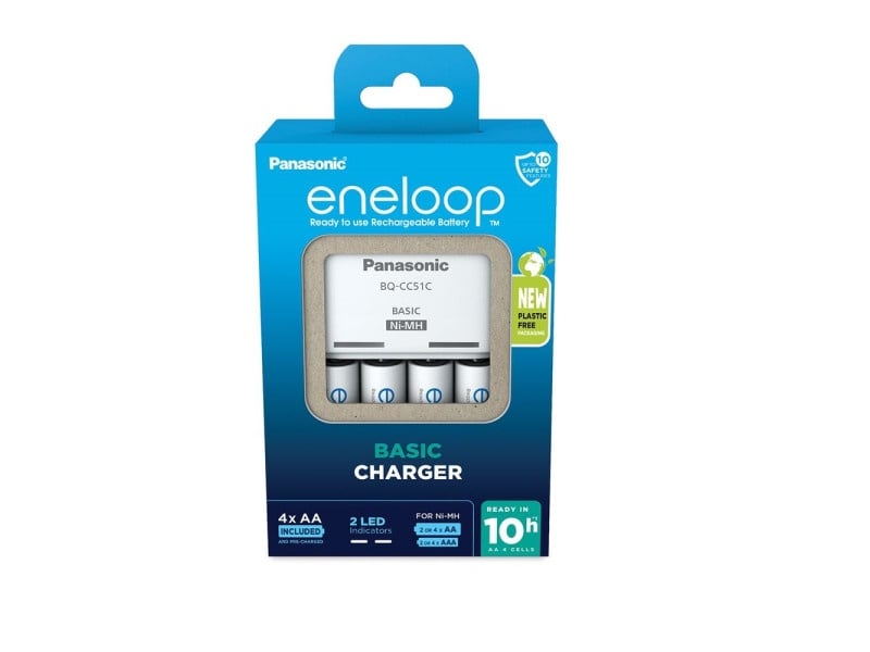 Încărcător de baterii ENELOOP + 4 baterii AA/pencil 1,2 V 2000 mAh