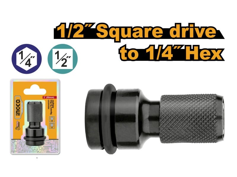 INGCO Adaptor soclu 1/2"->1/4" hexagonal