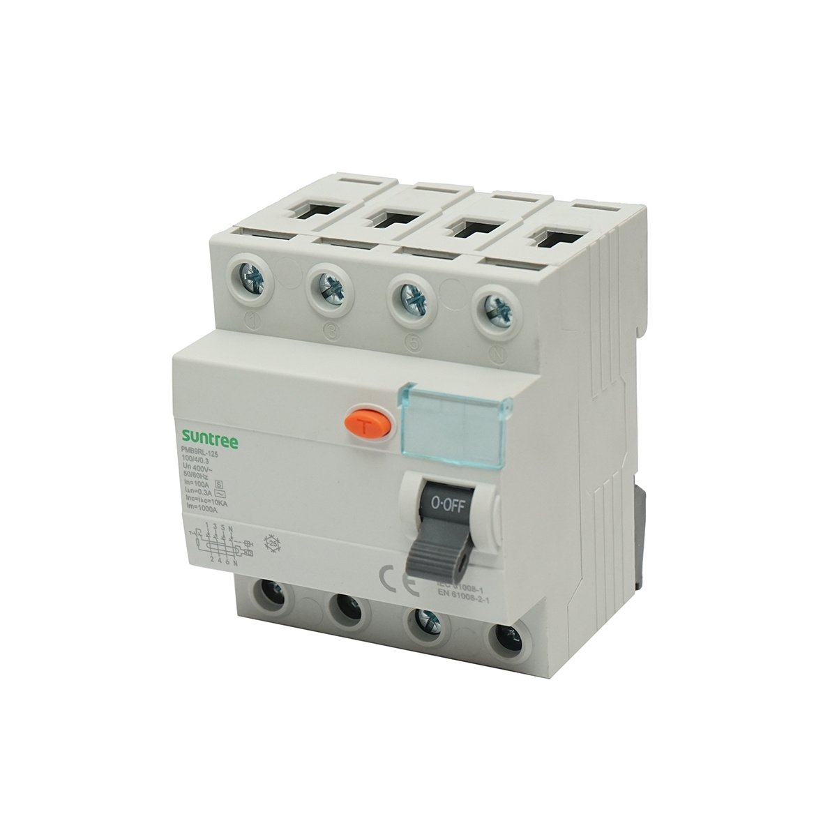 Intrerupator automata diferential 4P 100A 30mA 6kA, tip AC, Cod: DISMB59, Brand: SUNTREE - 2 | YEO