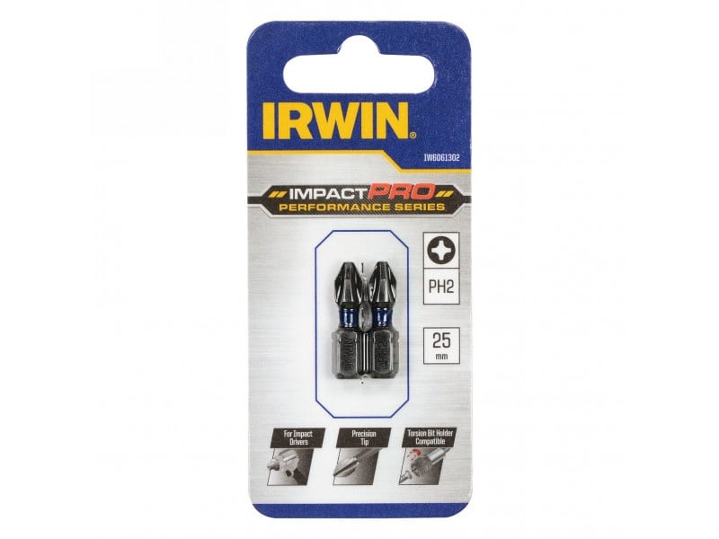 IRWIN Impact Pro Bithegy PH2 x 25 mm (2 buc)