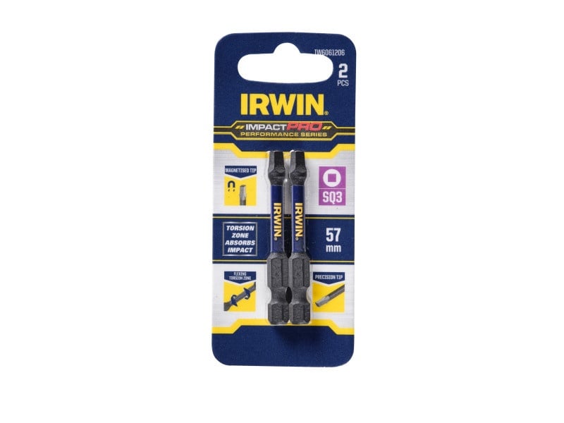 IRWIN Impact Pro Bithegy SQ3 x 57 mm (2 buc)