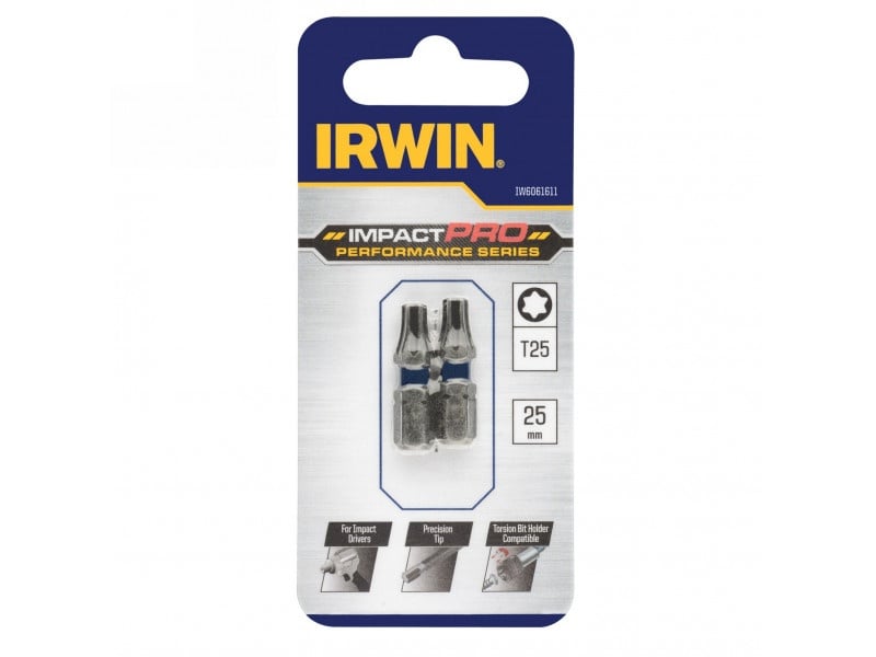 IRWIN Impact Pro Bithegy T25 x 25 mm (2 buc)