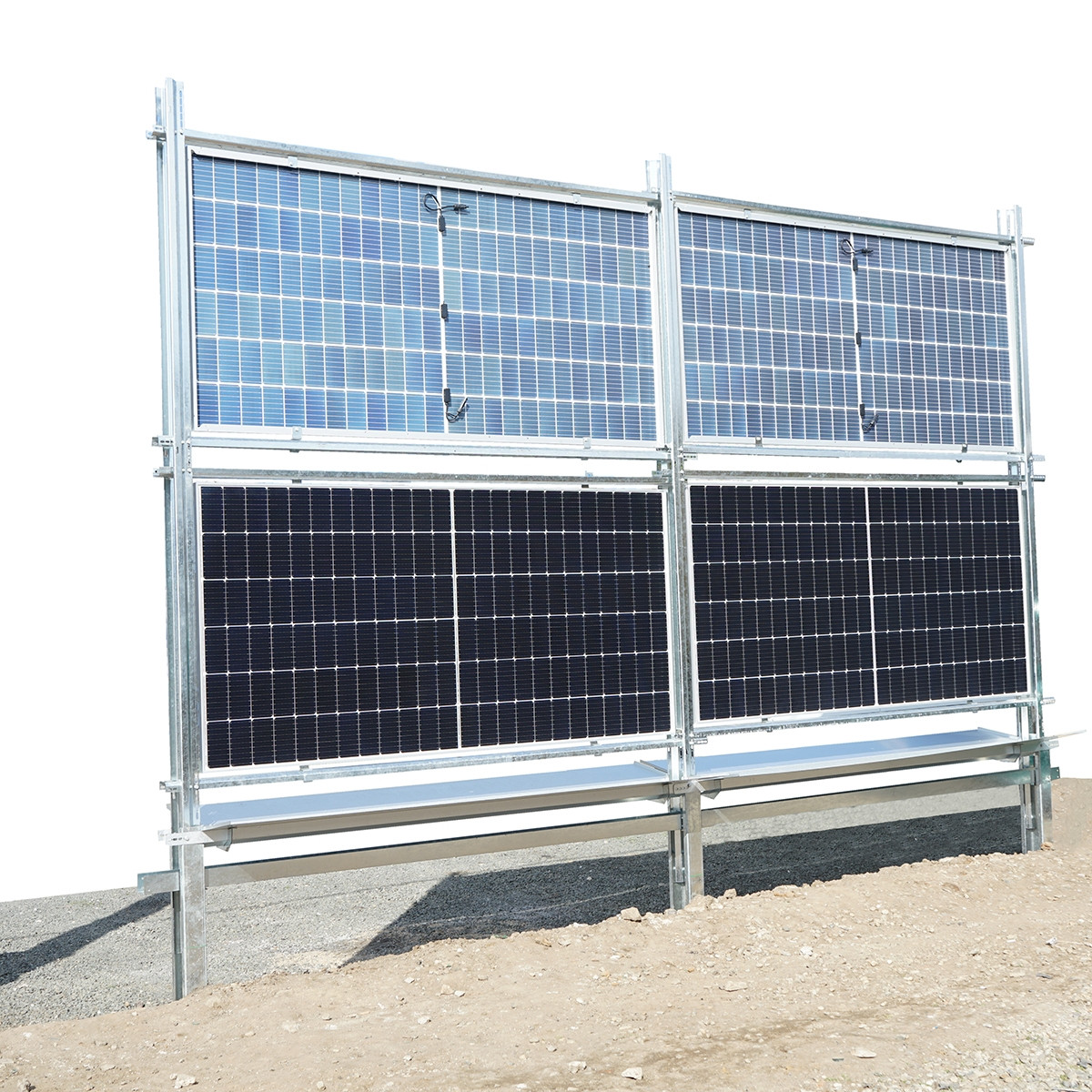 Kit gard, structura pentru 20 panouri solare fotovoltaice bifaciale 660-680W, Cod: DISLY13 - 1 | YEO